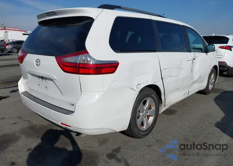 2015 Toyota Sienna Le 8 Passenger from USA, damaged, VIN 5TDKK3DC0FS677399